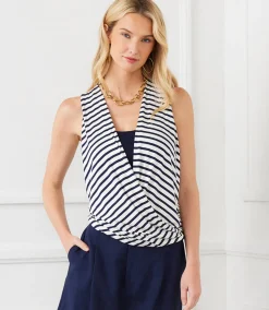 Layered Drape Front Top