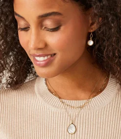 Layered Mother Of Pearl Necklace