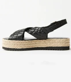 Leather Espadrille Sandals