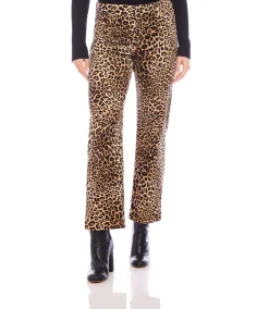 Leopard Corduroy Jeans