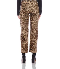 Leopard Corduroy Jeans