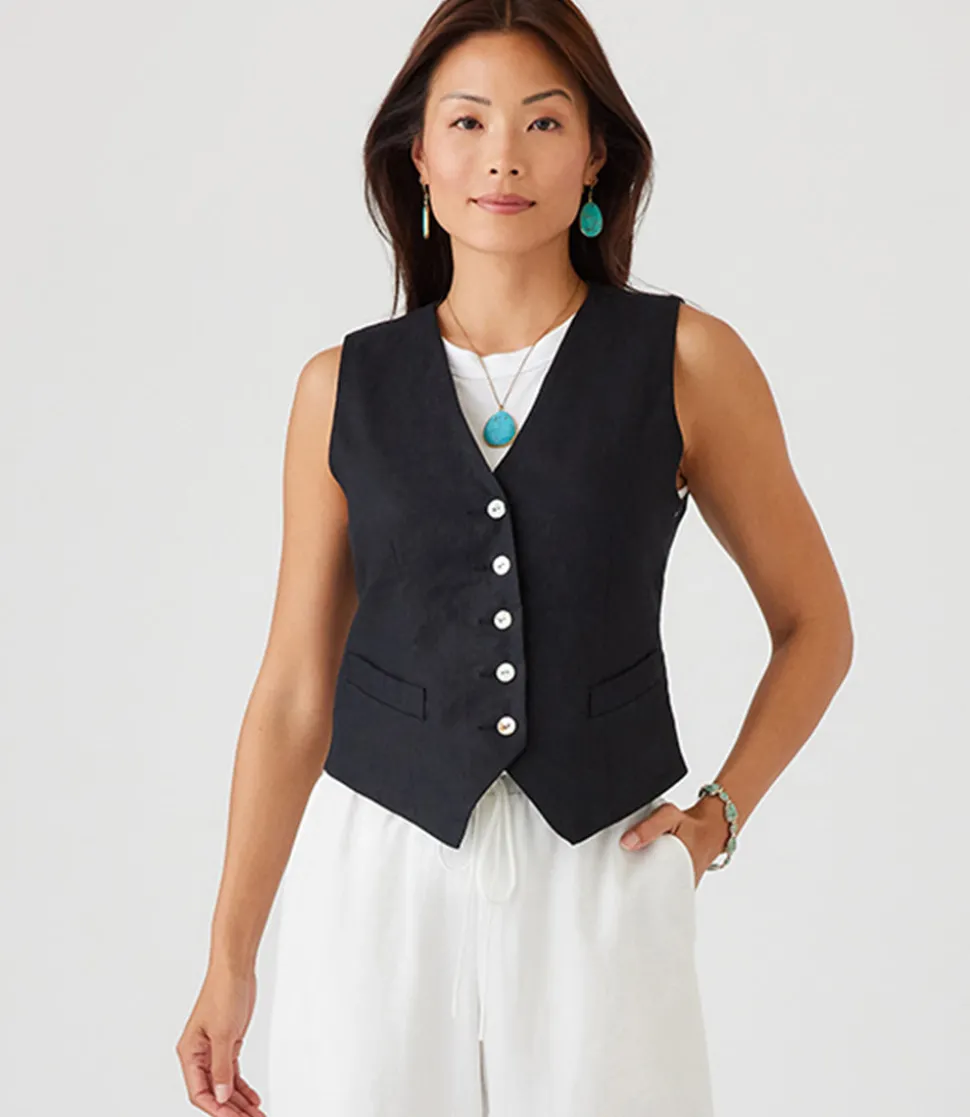 Linen Vest