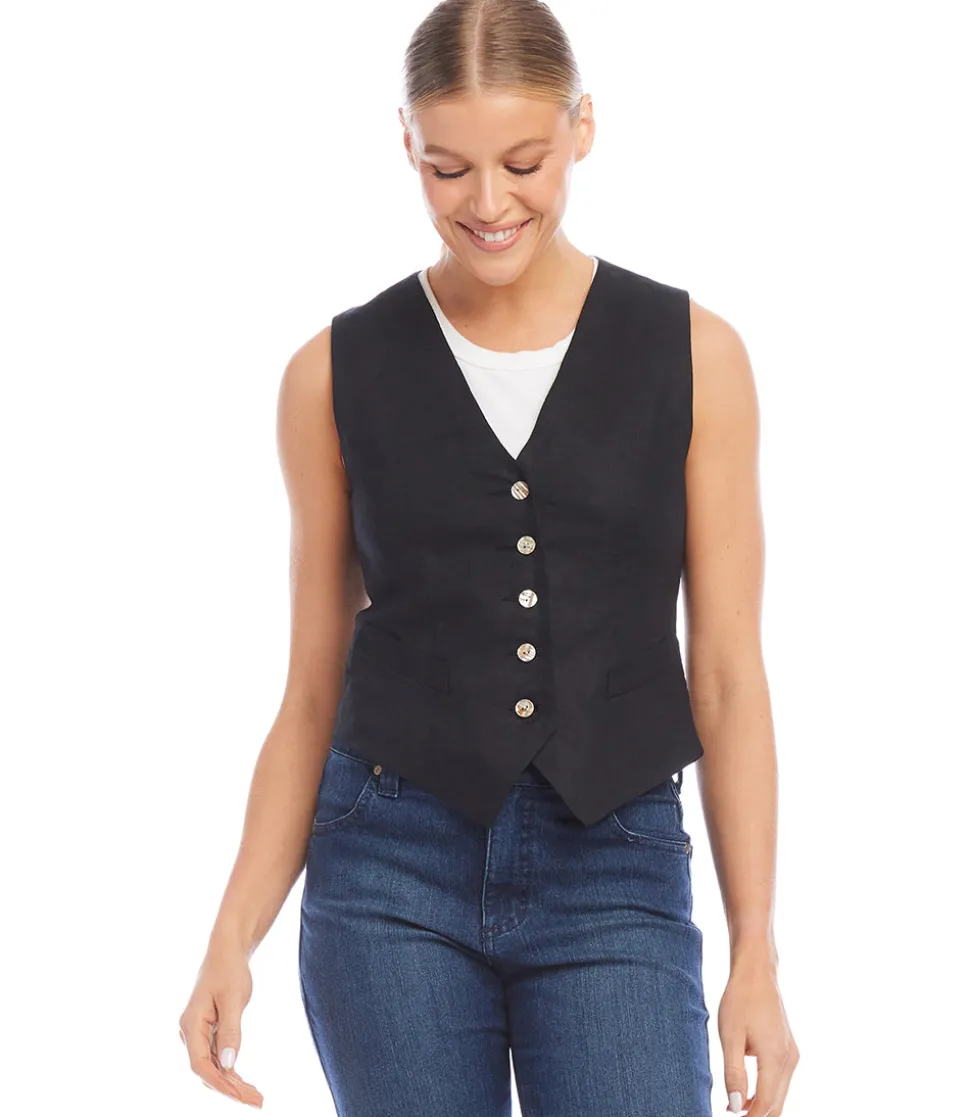 Linen Vest