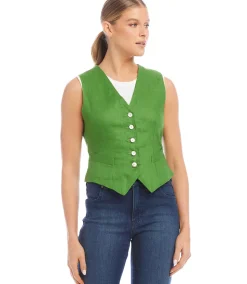 Linen Vest