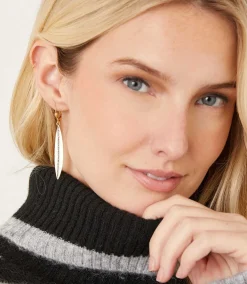 Long Leaf Earrings