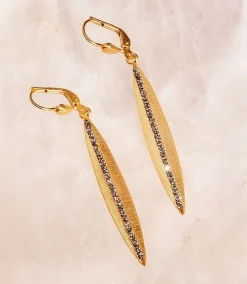 Long Leaf Earrings
