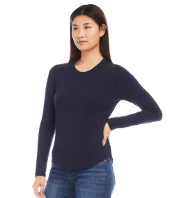 Long Sleeve Crew Neck Tee