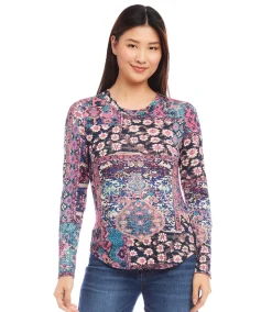 Long Sleeve Crew Neck Top