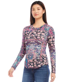Long Sleeve Crew Neck Top