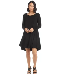 Long Sleeve Maggie Trapeze Dress