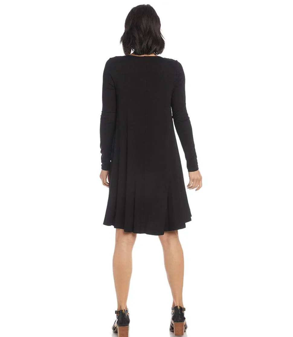 Long Sleeve Maggie Trapeze Dress