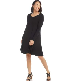 Long Sleeve Maggie Trapeze Dress
