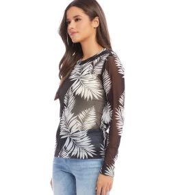 Long Sleeve Mesh Shirt