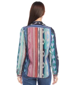 Long Sleeve Placket Top
