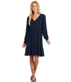 Long Sleeve Tiered Dress