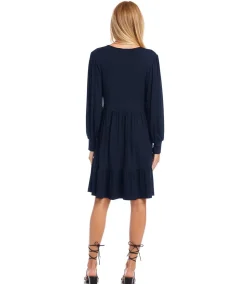 Long Sleeve Tiered Dress