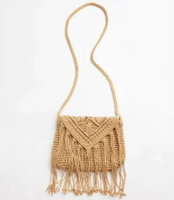 Macrame Crossbody Bag