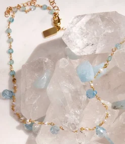 Moonstone And Chalcedony Necklace