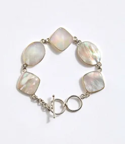 Mother of Pearl Station Bracelet