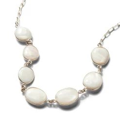 Mother Of Pearl Station Necklace