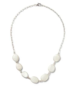 Mother Of Pearl Station Necklace