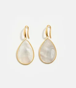 Mother of Pearl Teardrop Earrings