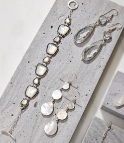 Mother Of Pearl Toggle Bracelet