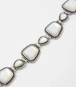 Mother Of Pearl Toggle Bracelet