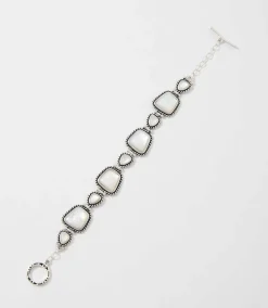 Mother Of Pearl Toggle Bracelet