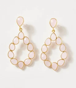 Multi Gemstone Drop Earrings