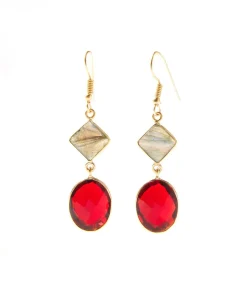 Multi Gemstone Earrings