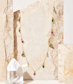 Multicolor Gemstone Necklace