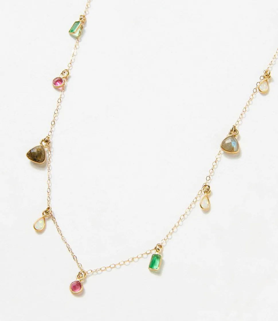Multicolor Gemstone Necklace