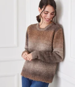 Ombre Boucle Sweater