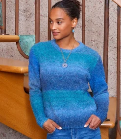 Ombre Boucle Sweater