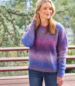 Ombre Boucle Sweater
