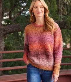Ombre Boucle Sweater