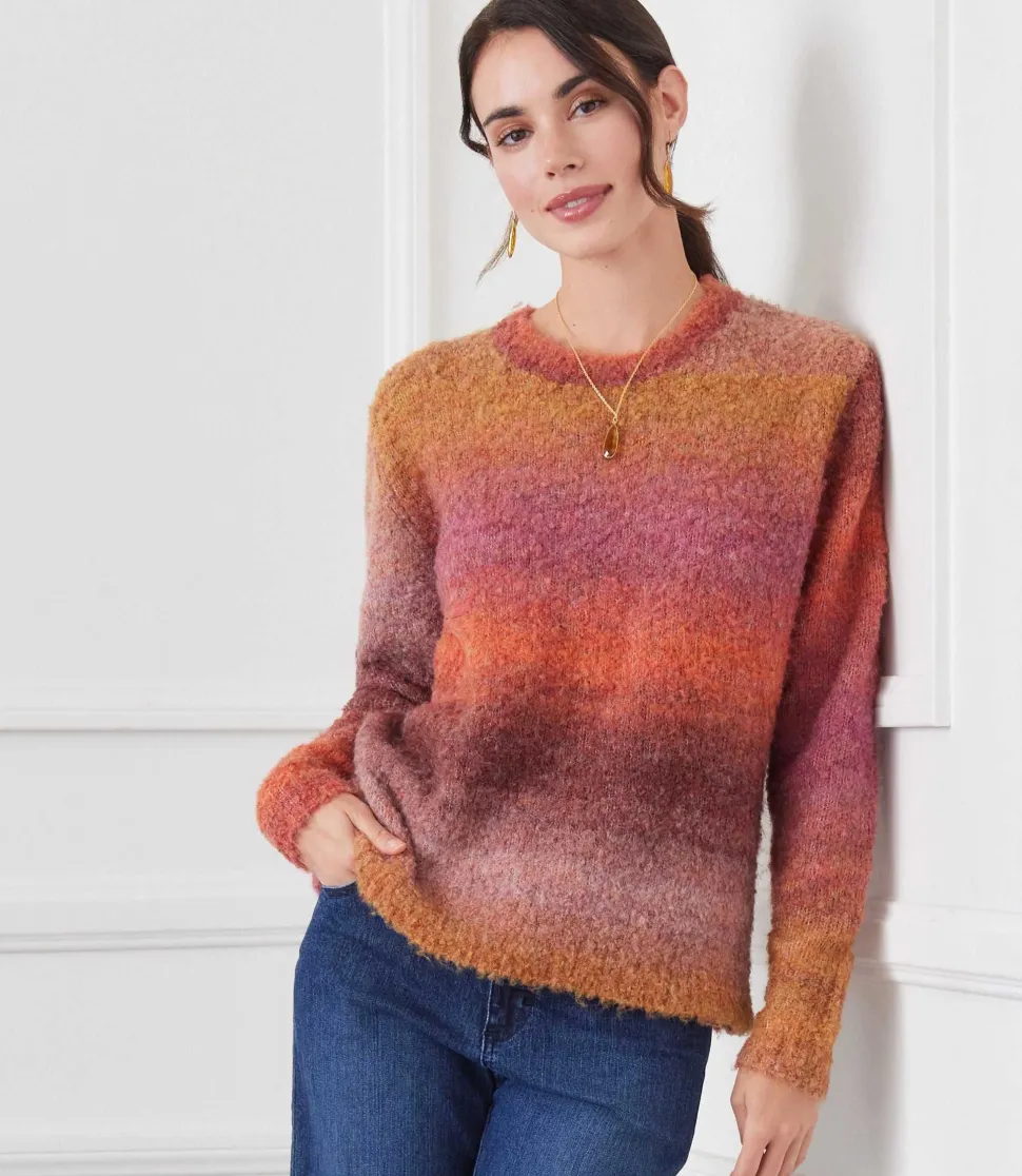 Ombre Boucle Sweater