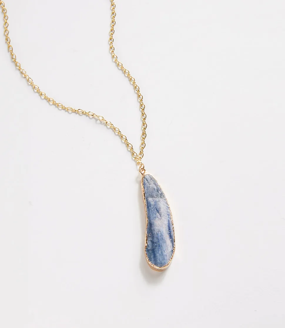 Organic Kyanite Pendant Necklace