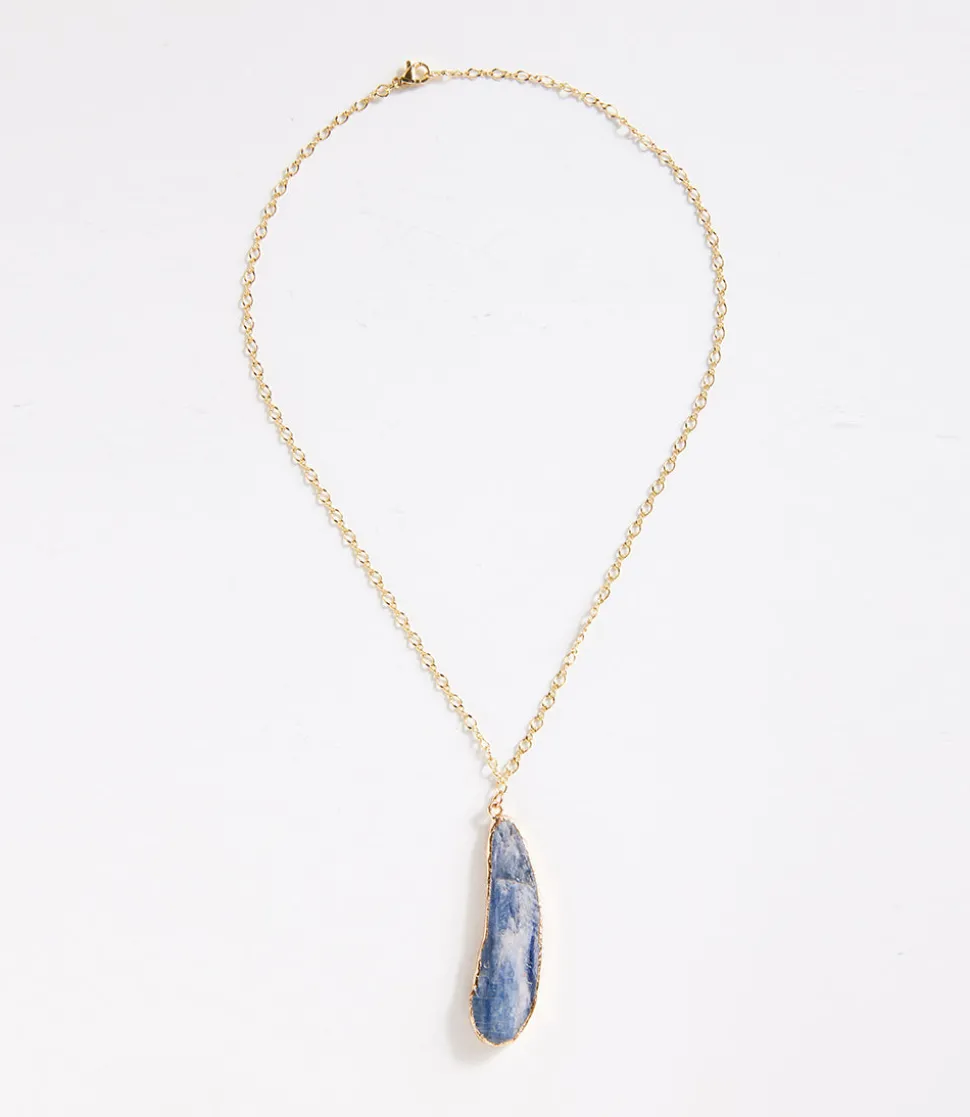 Organic Kyanite Pendant Necklace