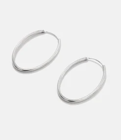 Oval Hoop Earrings