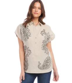 Paisley Print Shirt