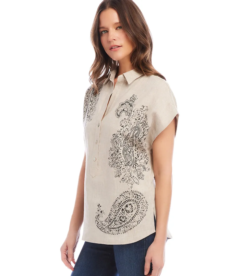 Paisley Print Shirt
