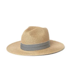 Panama Hat With Striped Band