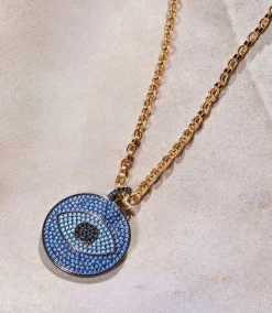 Pavé Crystal Pendant Necklace