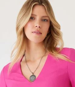 Pavé Crystal Pendant Necklace