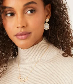Pavé Double Drop Earrings