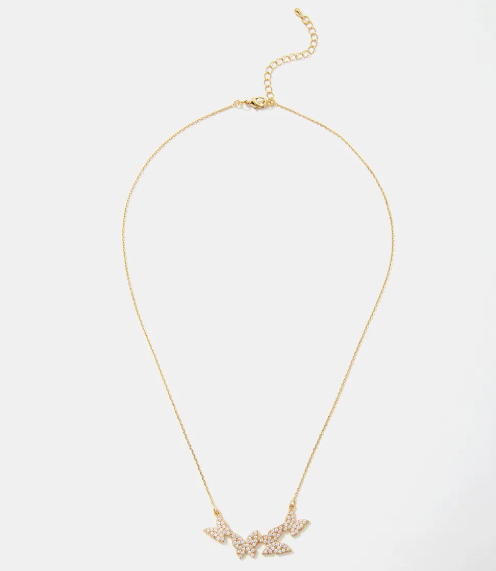 Pavé Fly Away With Me Necklace