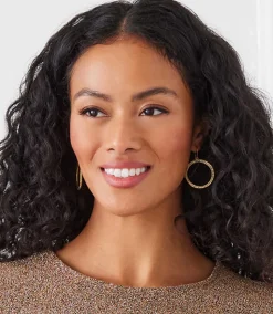 Pavé Hoop Earrings