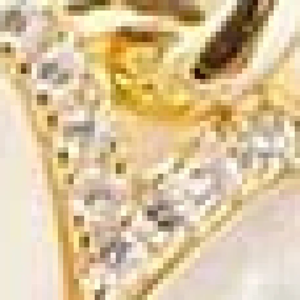 Pavé Mother Of Pearl Heart Necklace
